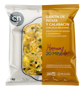 Gratín patata, calabacín y bechamel CN 1kg (anverso) 3